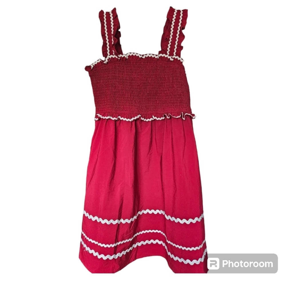TCEC Maroon/Crimson White L collegiate dress